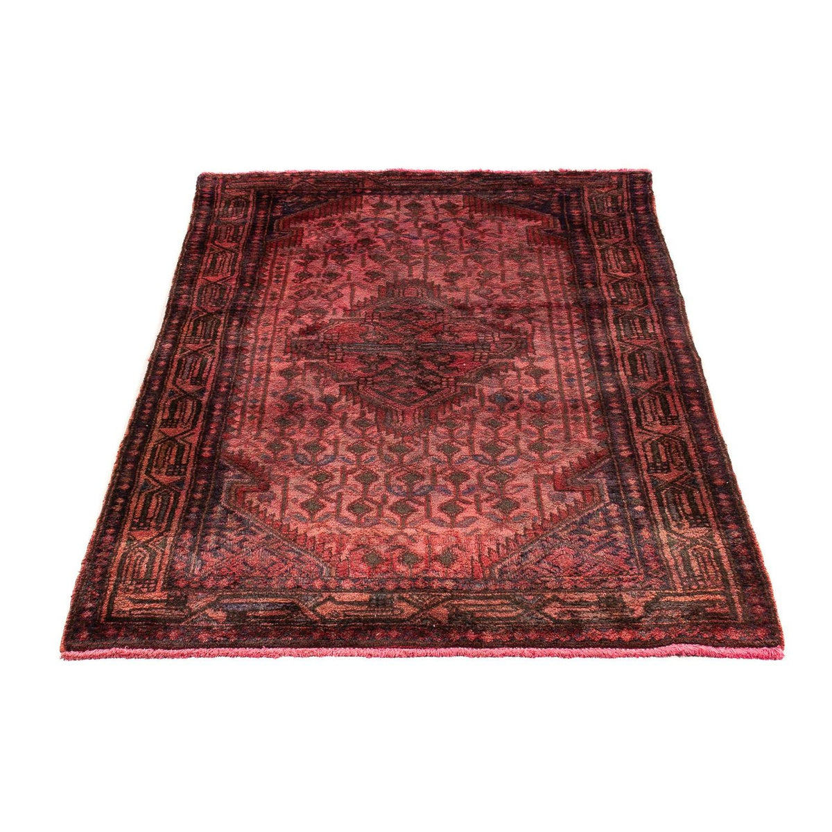 Persisk tæppe - Nomadisk - 173 x 104 cm - mørkerød
