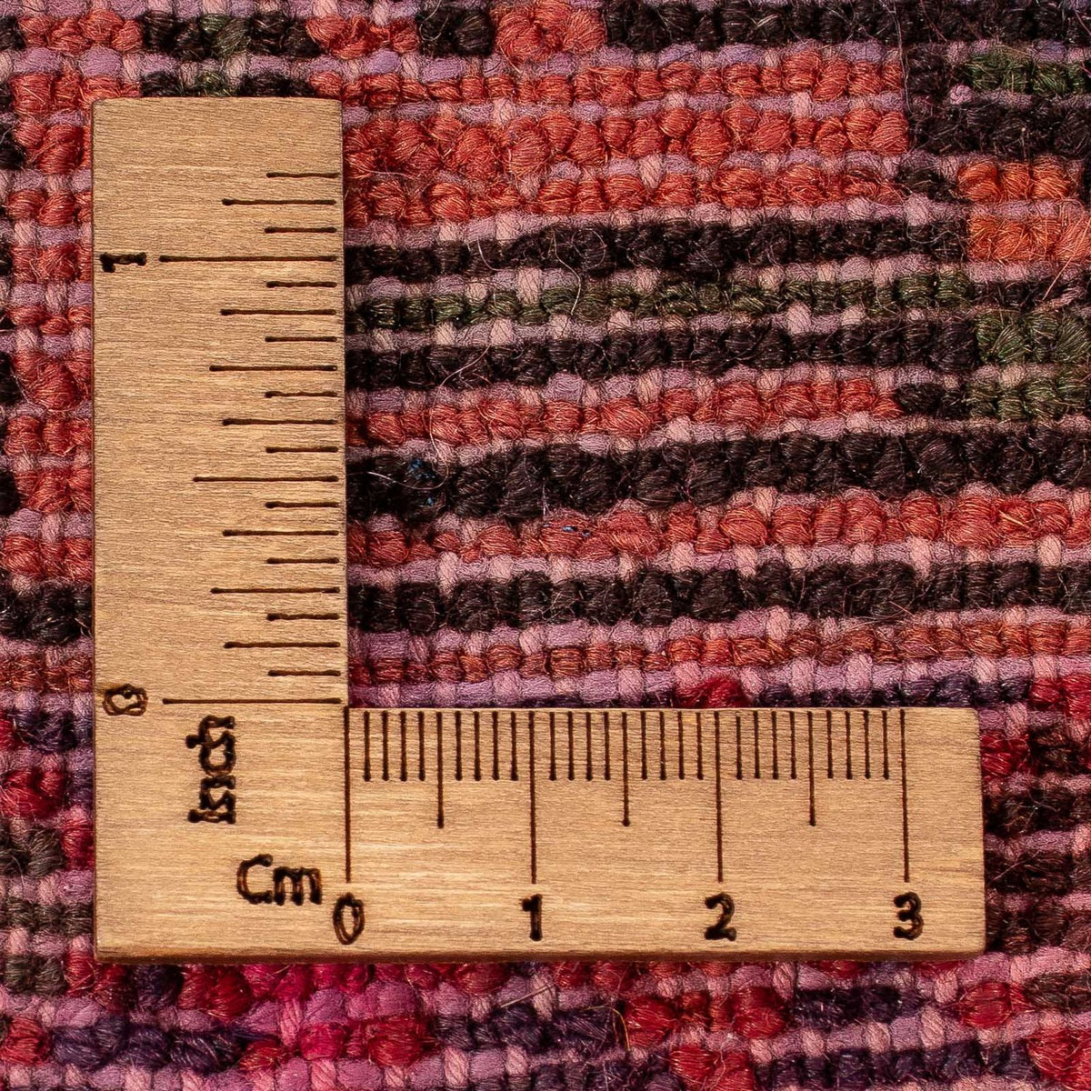 Persisk tæppe - Nomadisk - 173 x 104 cm - mørkerød