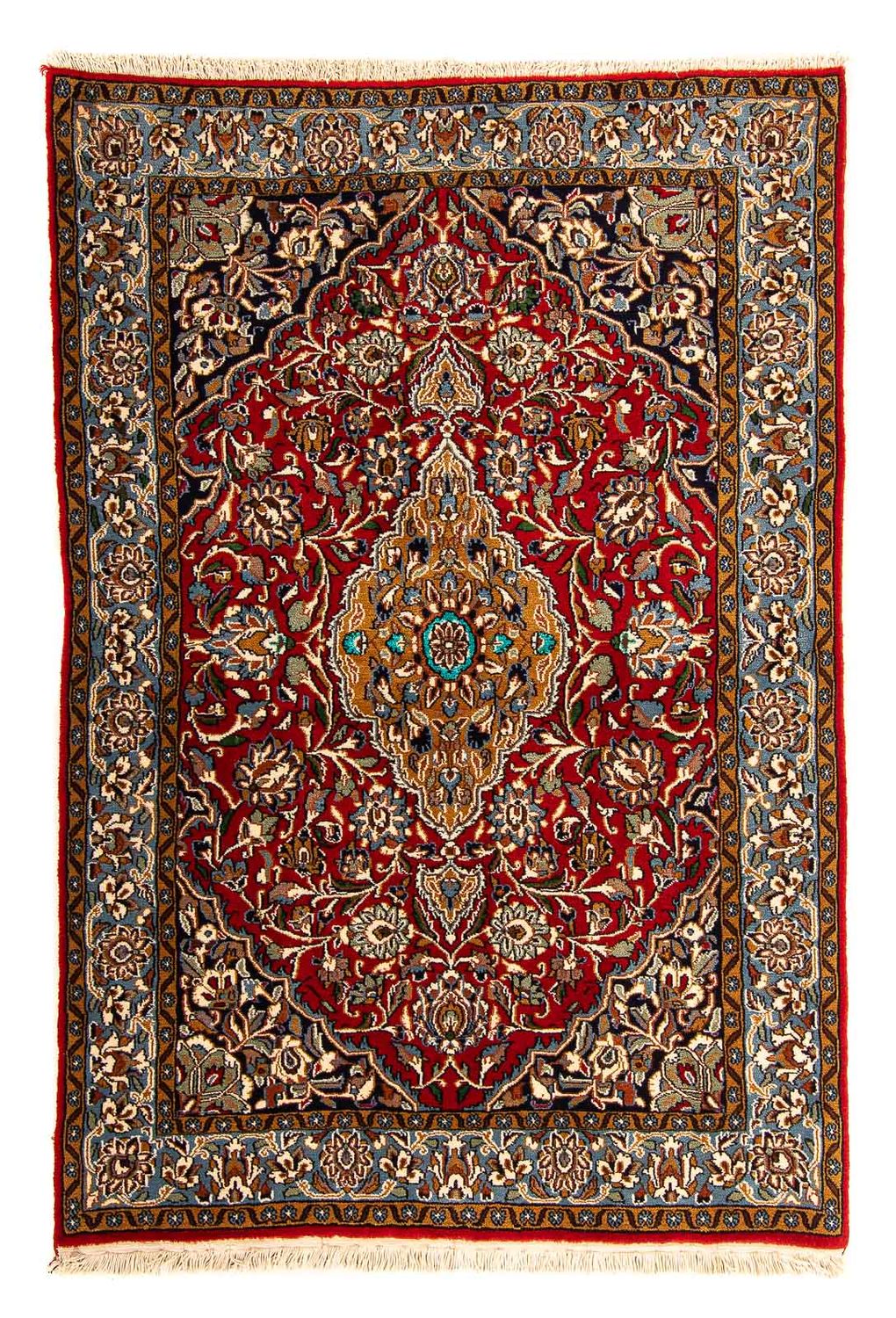 Orientalsk tæppe - Indus - 154 x 103 cm - mørkerød