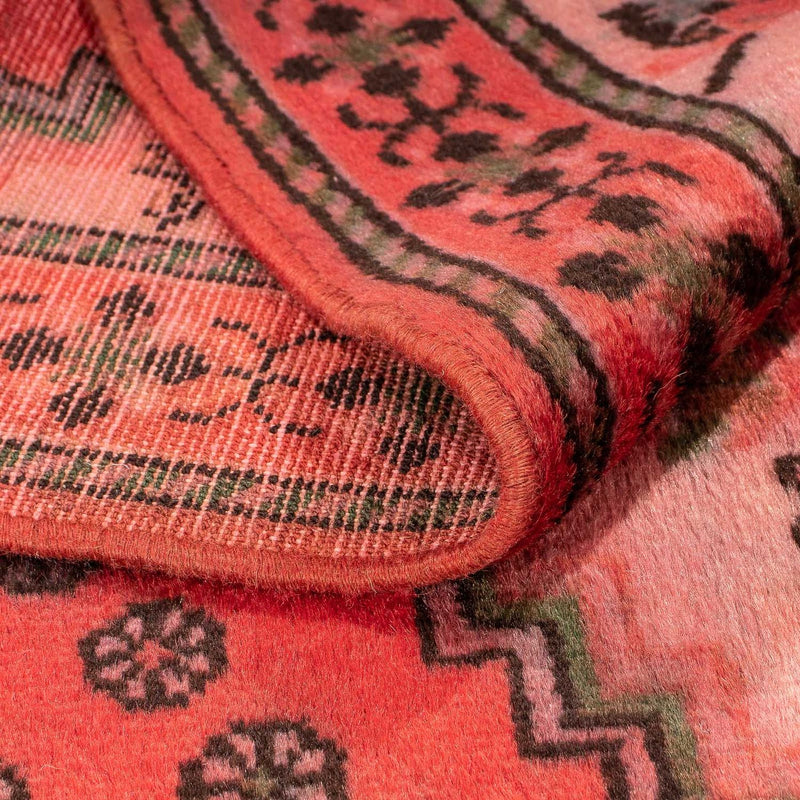 Persisk tæppe - Nomadisk - 150 x 100 cm - mørkerød