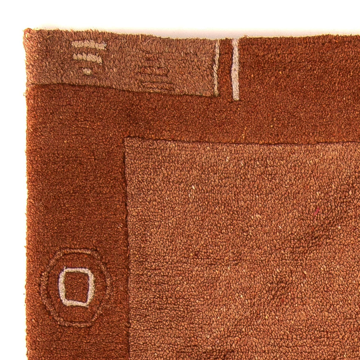 Nepal Tæppe - 156 x 93 cm - brun