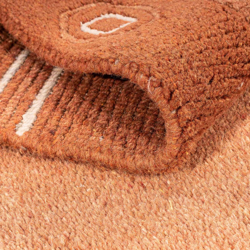 Nepal Tæppe - 156 x 93 cm - brun