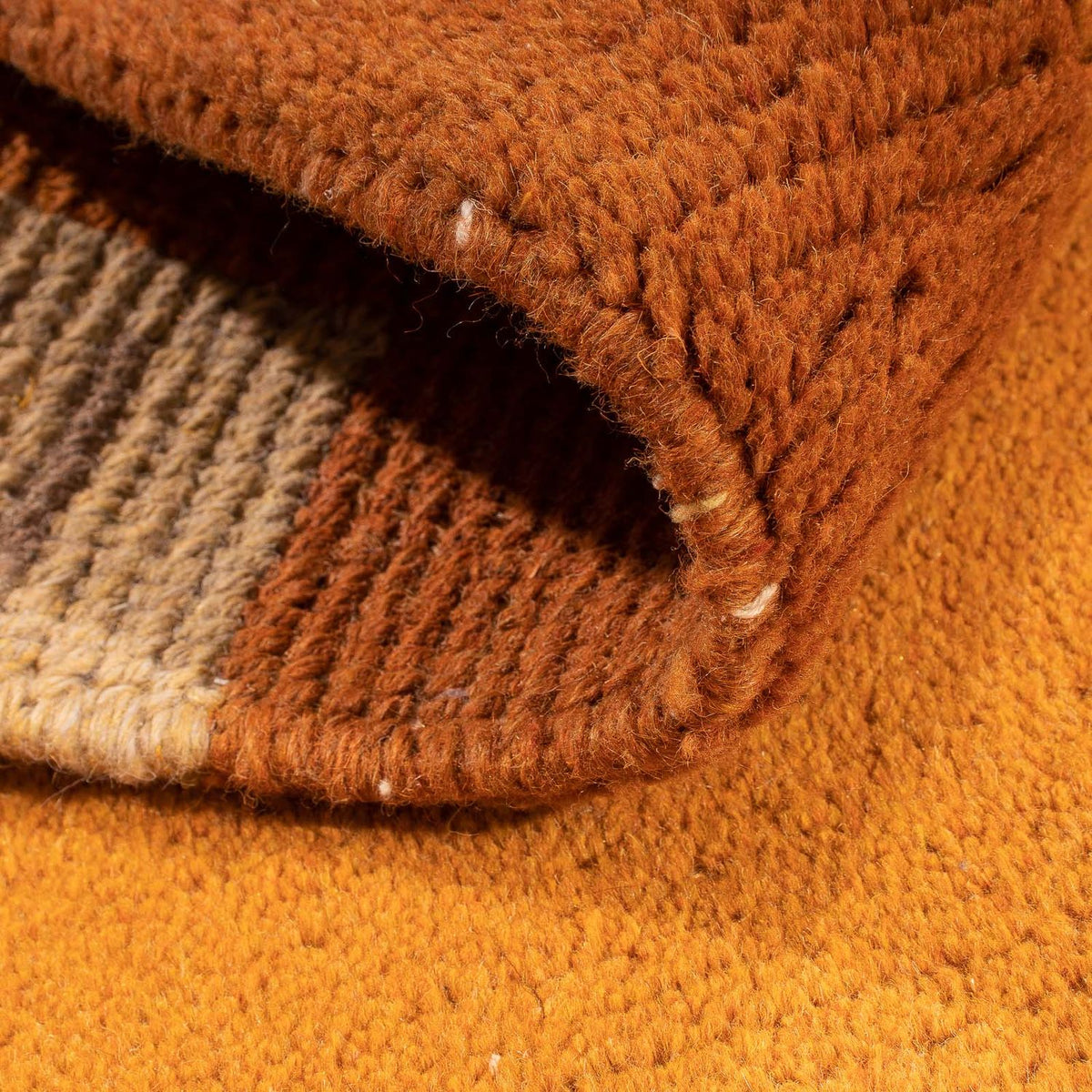 Nepal Tæppe - 142 x 72 cm - orange