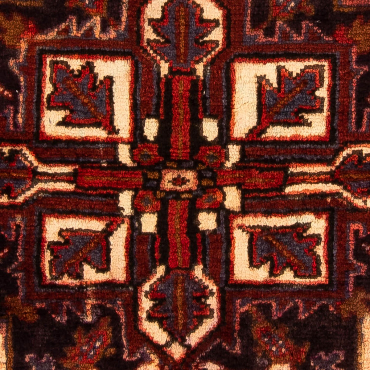 Persisk tæppe - Nomadisk - 138 x 95 cm - flerfarvet