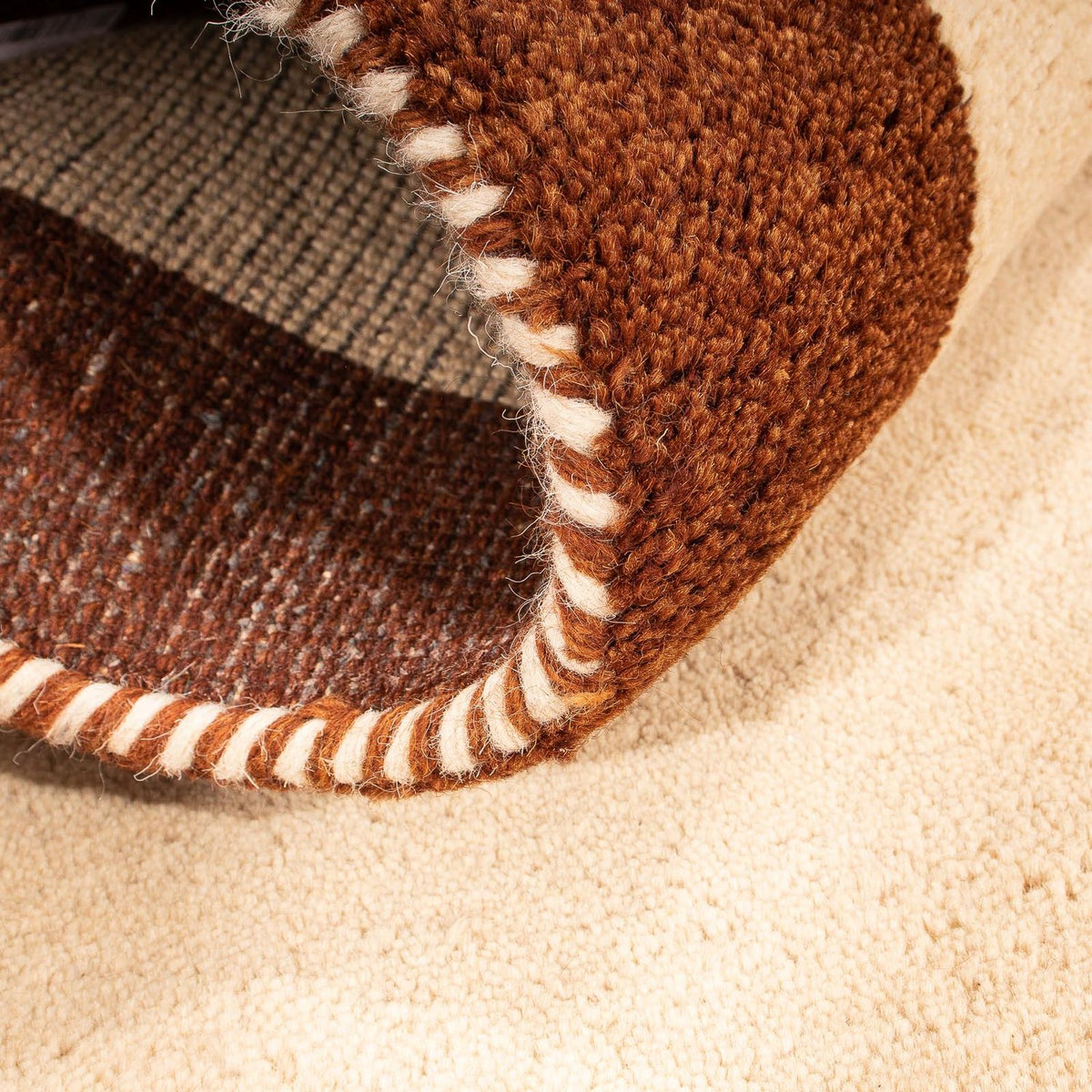 Gabbeh-tæppe - Indus - 142 x 69 cm - beige