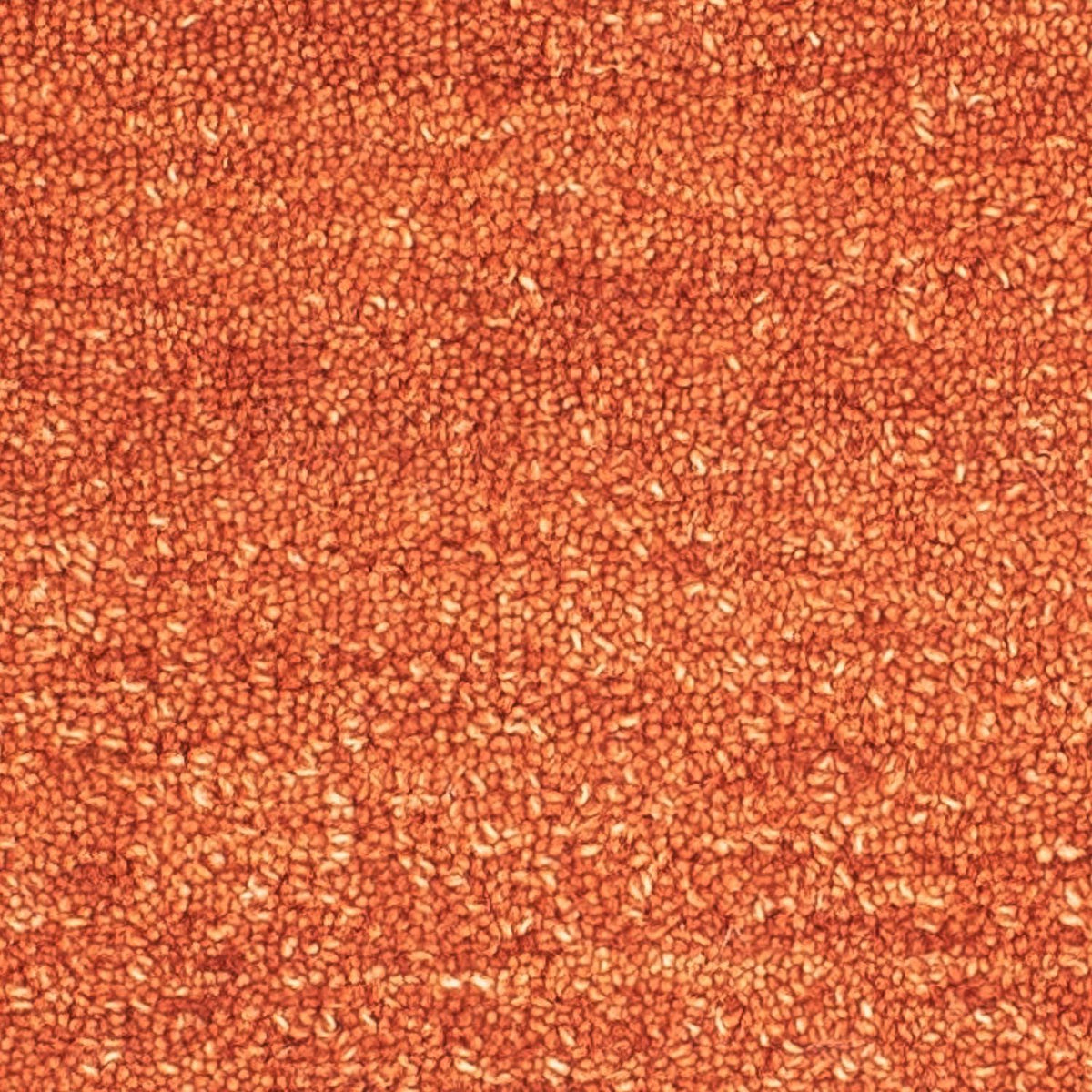 Uldtæppe firkantet - 47 x 47 cm - orange