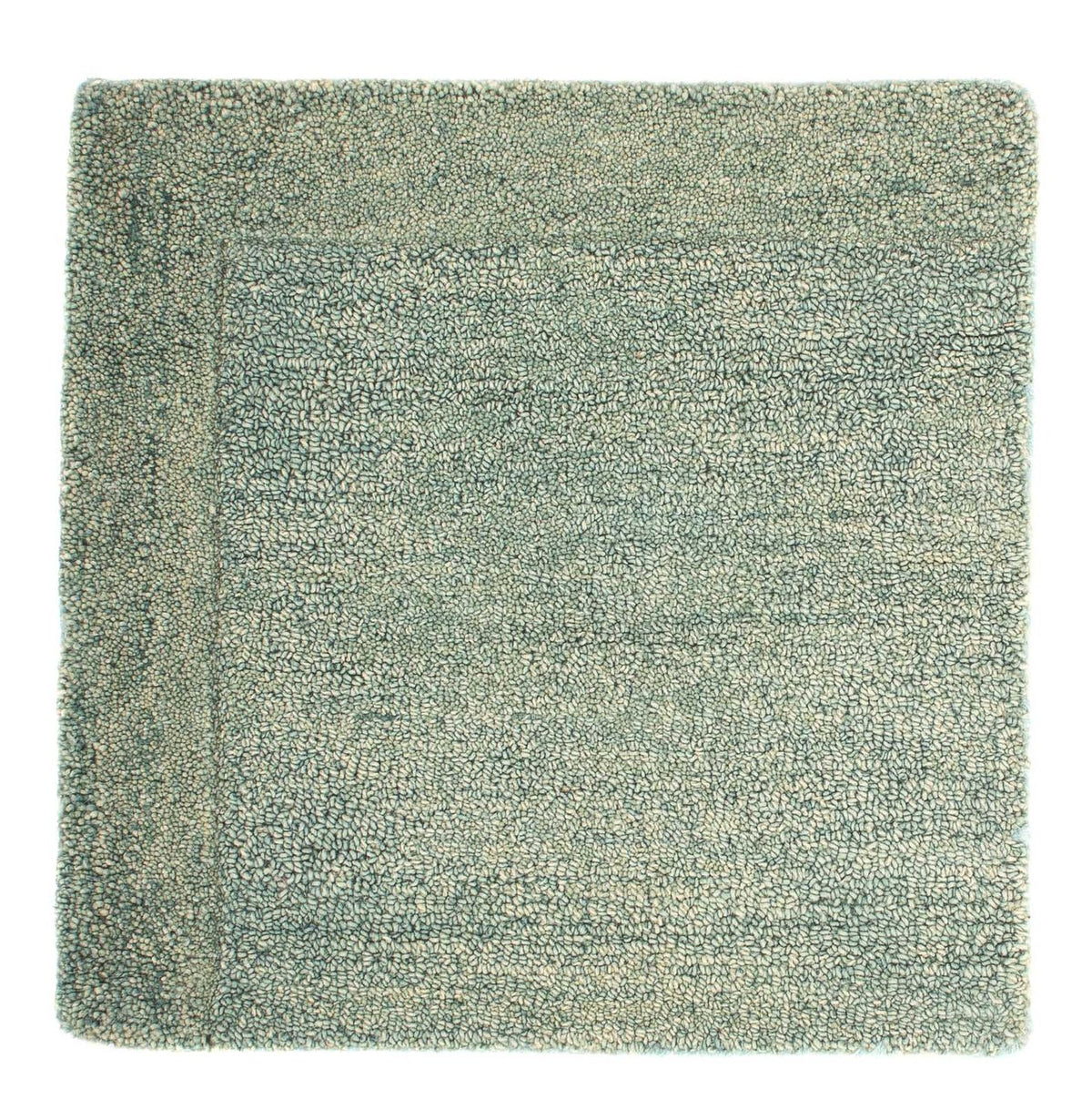 Uldtæppe firkantet  - 47 x 47 cm - grøn