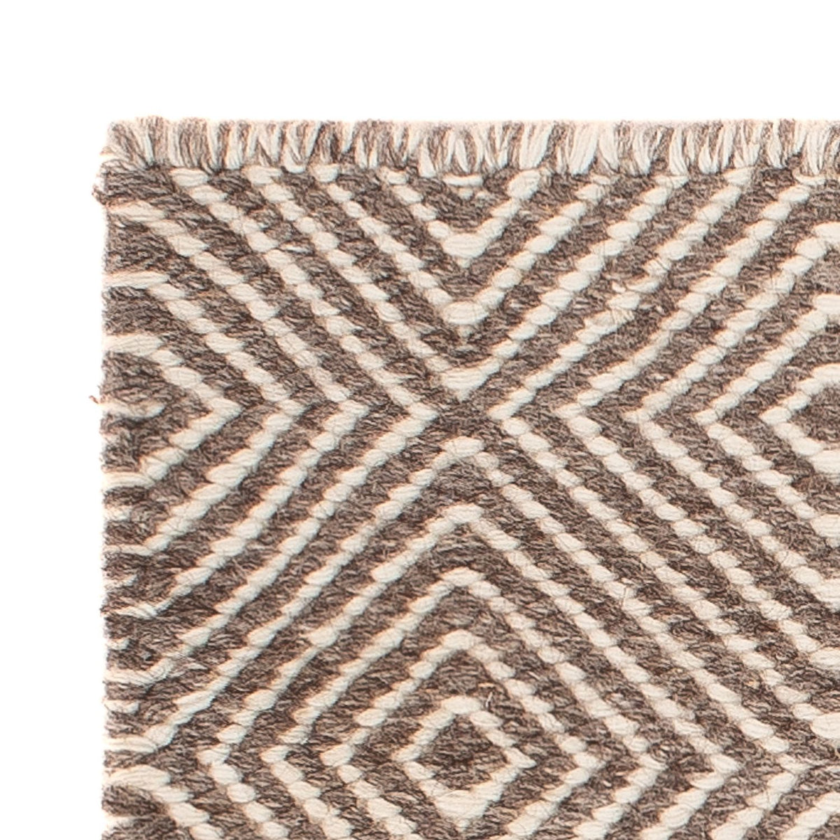 Kelim-tæppe - Trendy firkantet  - 45 x 45 cm - flerfarvet