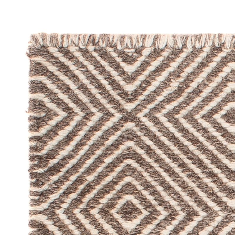 Kelim-tæppe - Trendy firkantet  - 45 x 45 cm - flerfarvet