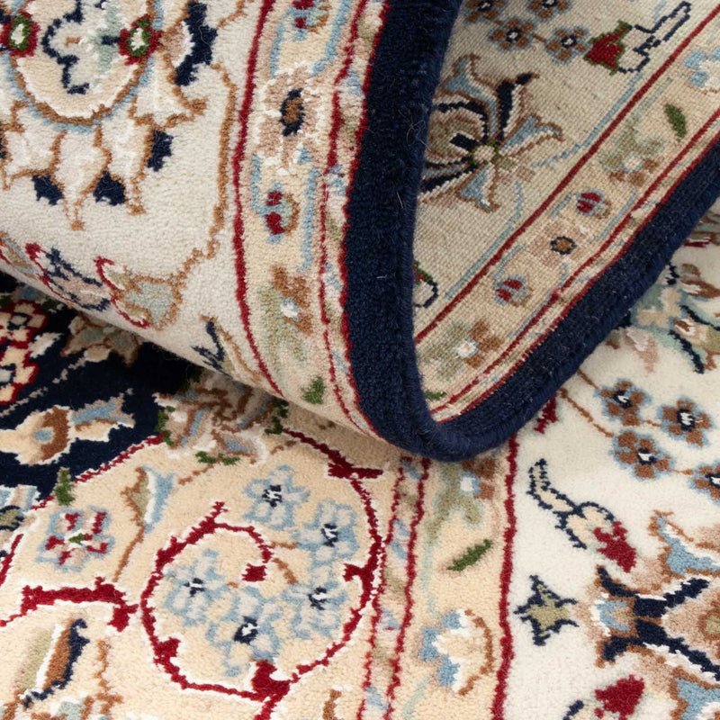 Orientalsk tæppe - Nain - Indus - 200 x 134 cm - mørkeblå