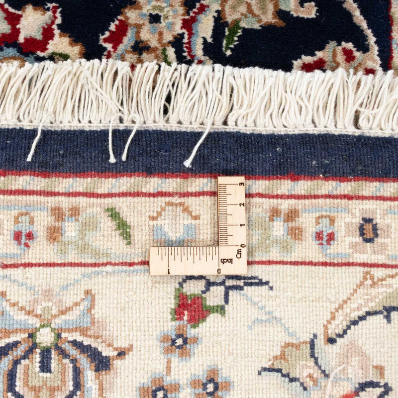 Orientalsk tæppe - Nain - Indus - 200 x 134 cm - mørkeblå