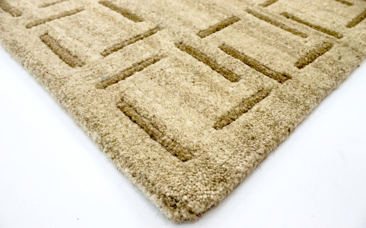 Nepal Tæppe - 187 x 124 cm - beige