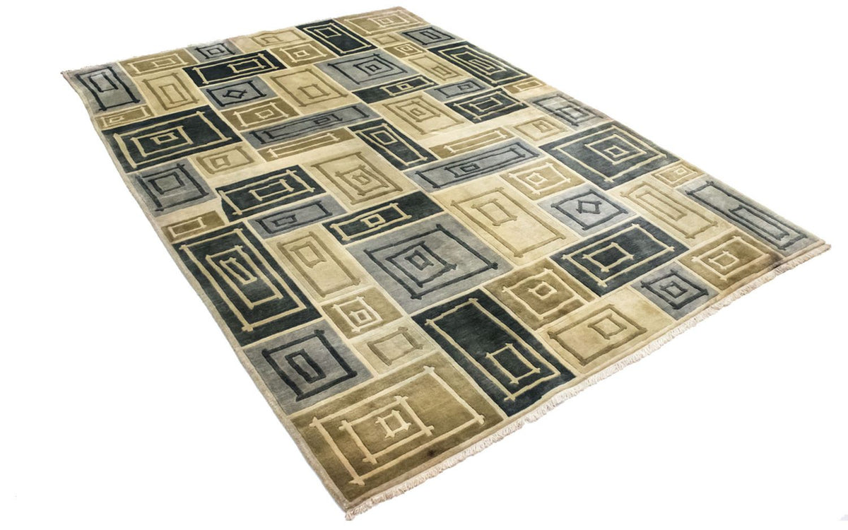 Nepal Tæppe - 263 x 183 cm - farvet