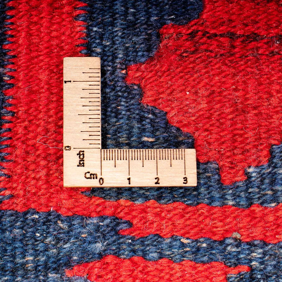 Løber Kelim-tæppe - gammelt - 220 x 195 cm - flerfarvet