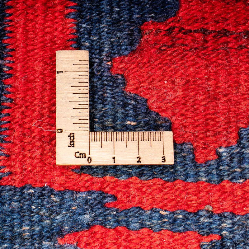 Løber Kelim-tæppe - gammelt - 220 x 195 cm - flerfarvet