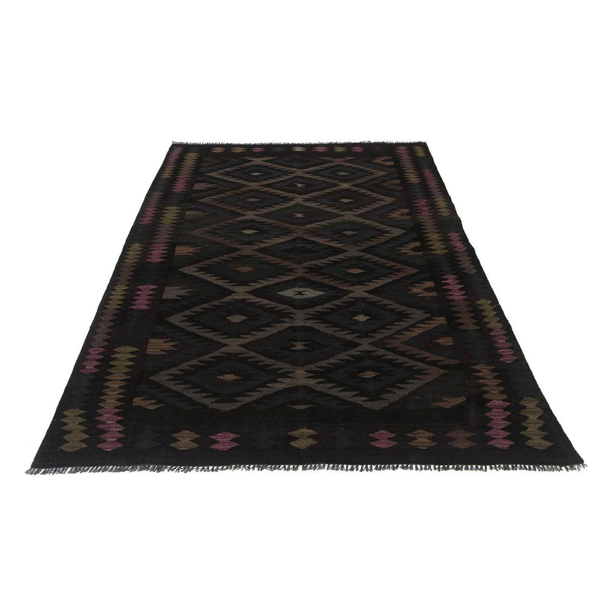 Kelim Carpet - Splash - 230 x 168 cm - flerfarvet