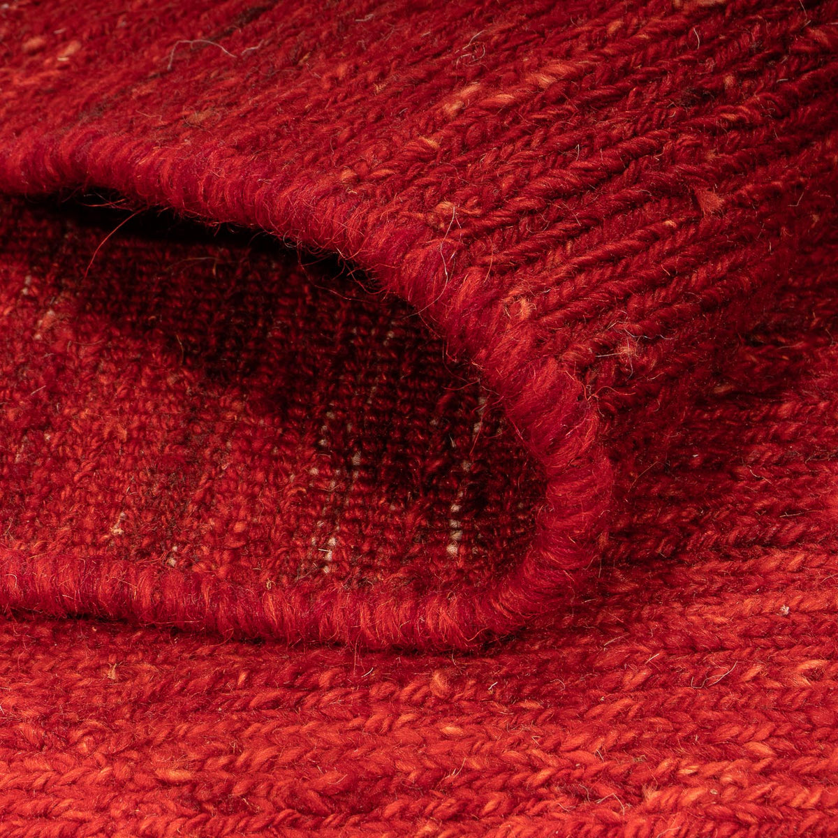 Gabbeh-tæppe - Persisk - 174 x 115 cm - mørkerød