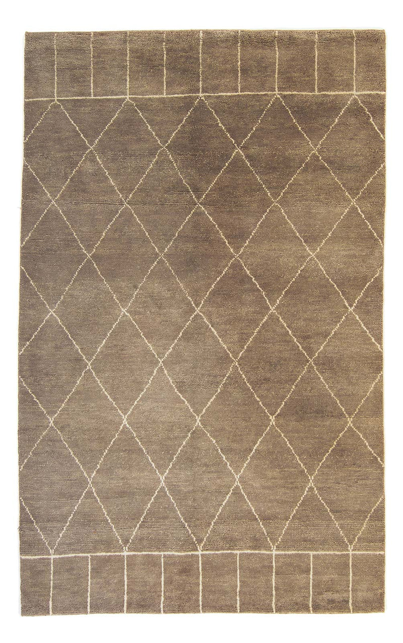 Designer tæppe - 240 x 160 cm - mørkebrun