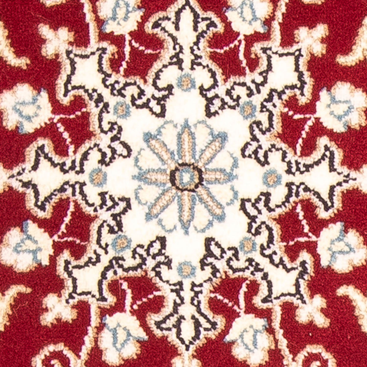 Persisk tæppe - Nain - Royal - 100 x 60 cm - mørkerød
