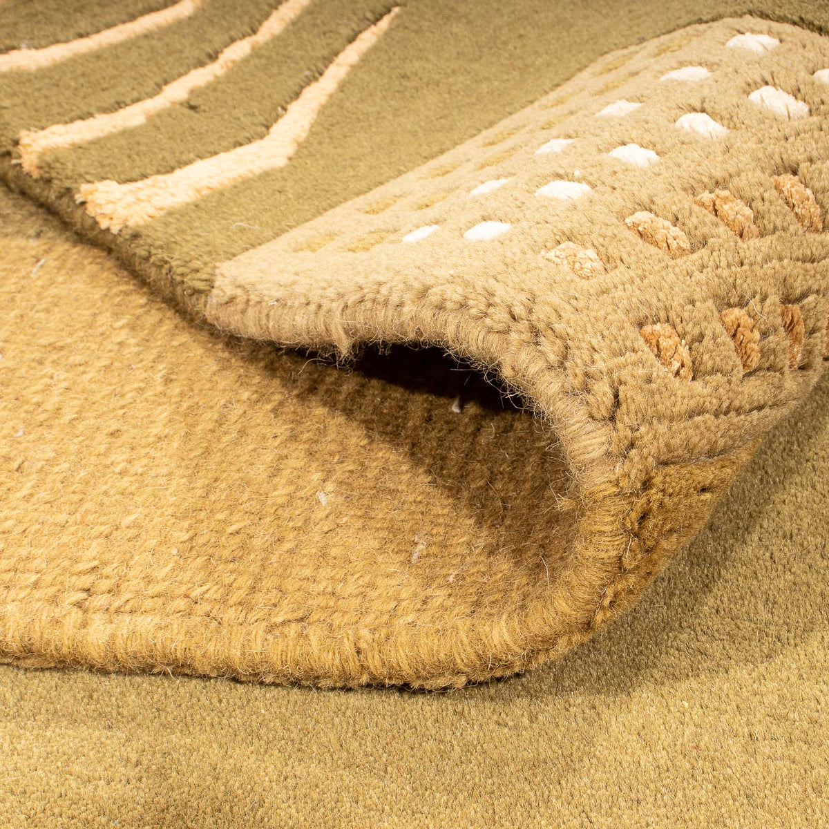 Nepal Tæppe - 199 x 145 cm - brun