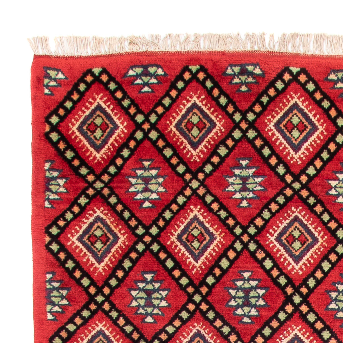 Berber tæppe - 281 x 198 cm - rød