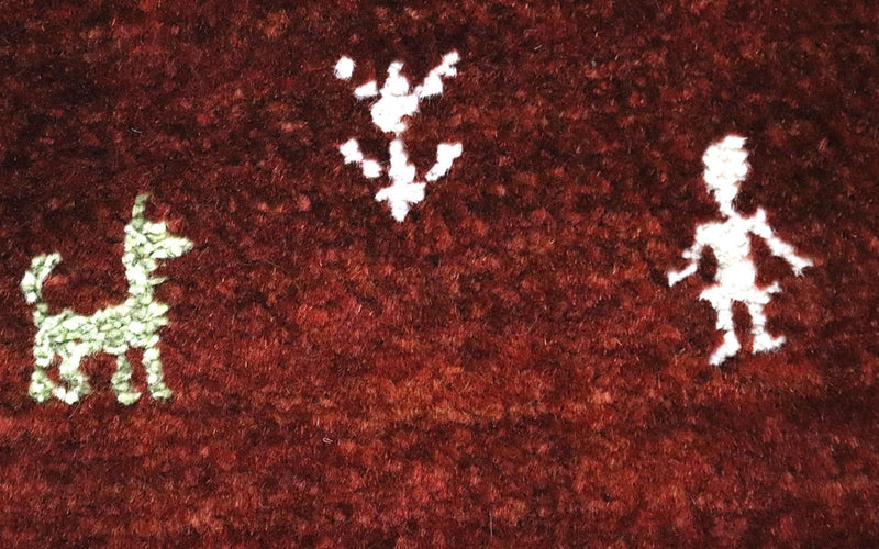 Løber Gabbeh Tæppe - Loribaft Persisk - 280 x 81 cm - brun