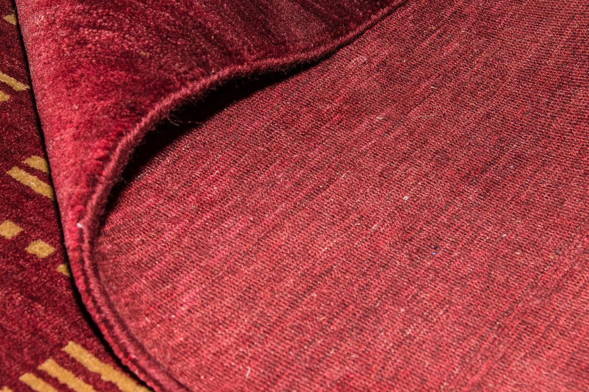 Gabbeh Tæppe - Loribaft Persisk - 240 x 175 cm - rød