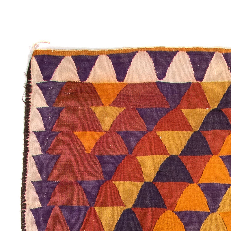 Løber Kelim-tæppe - gammelt - 310 x 150 cm - flerfarvet