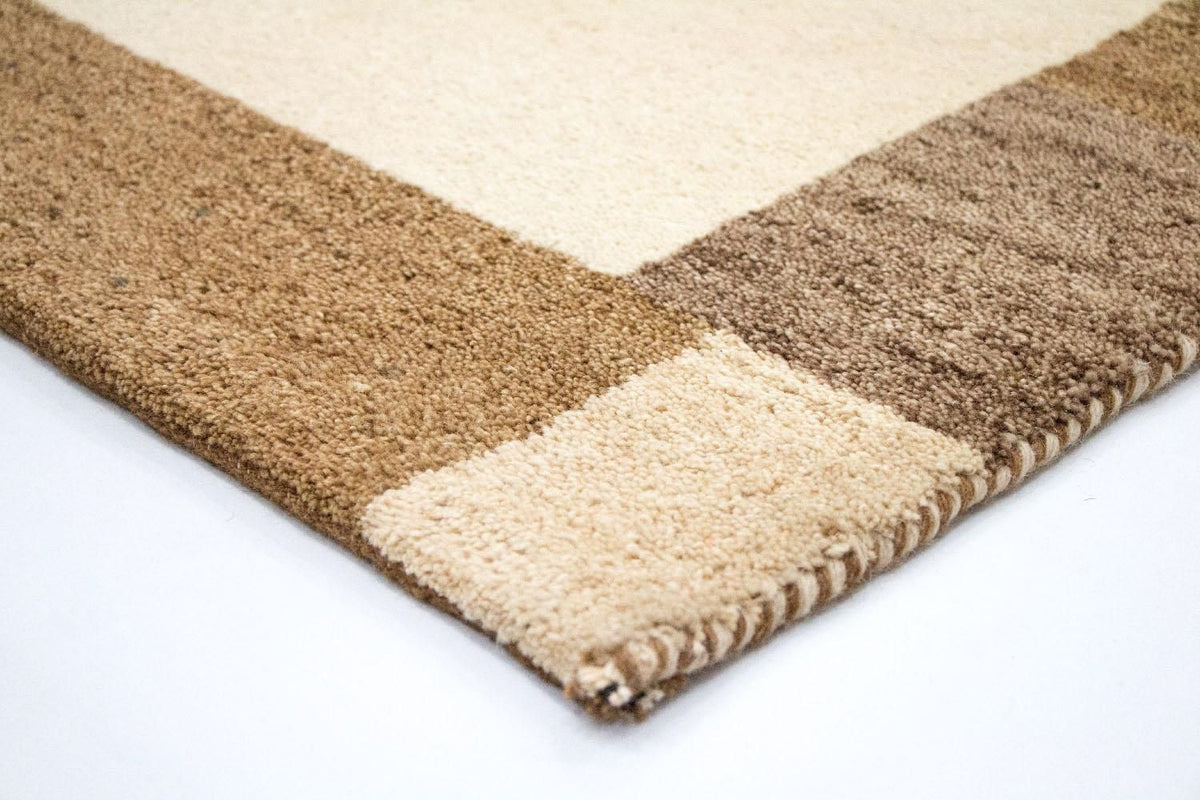 Gabbeh-tæppe - Indus - 196 x 143 cm - beige
