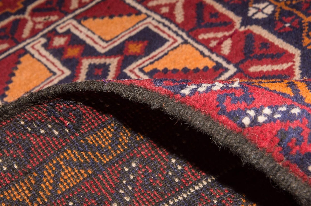 Baluch-tæppe - 126 x 77 cm - flerfarvet