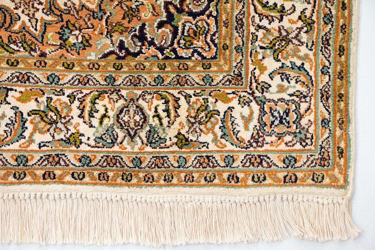 Silketæppe - Kashmir Silk - 149 x 89 cm - beige