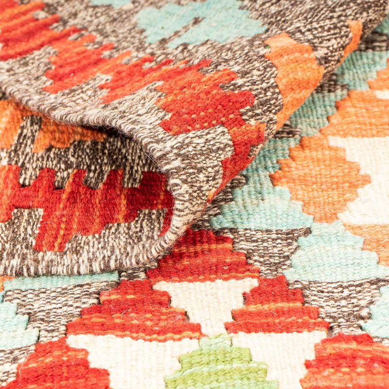 Kelim Carpet - Splash - 148 x 97 cm - flerfarvet