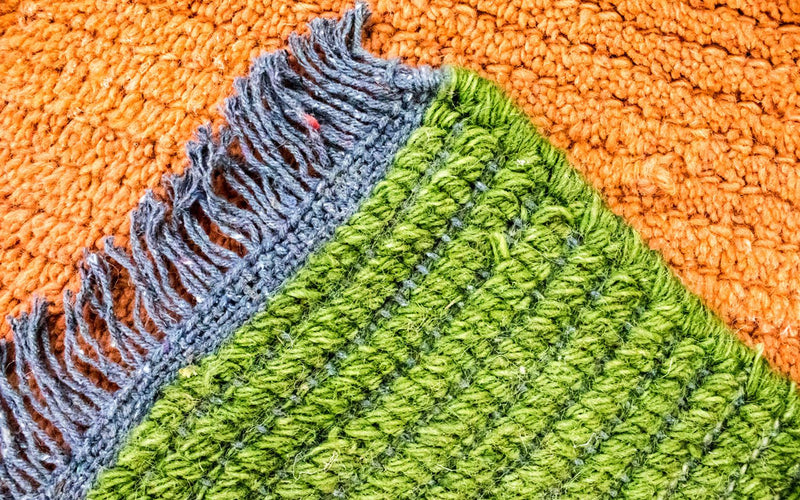 Nepal Tæppe - 140 x 70 cm - flerfarvet