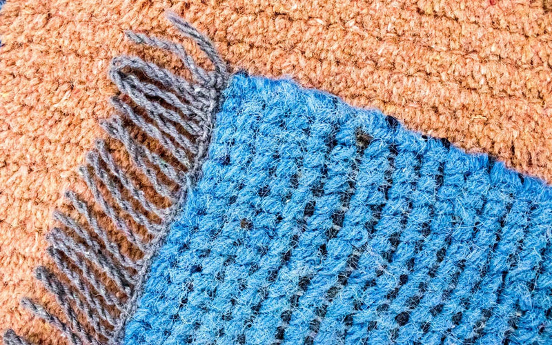 Nepal Tæppe - 140 x 70 cm - flerfarvet