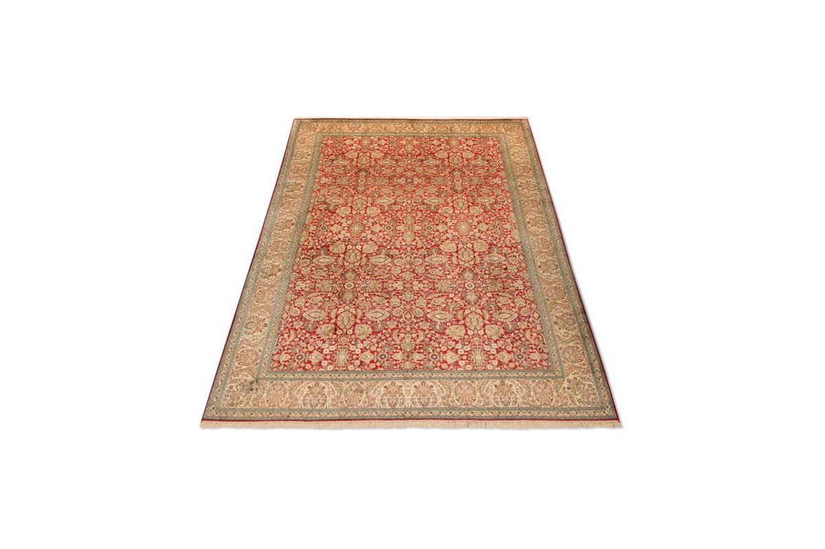 Silketæppe - Kashmir Silk - 311 x 211 cm - rød