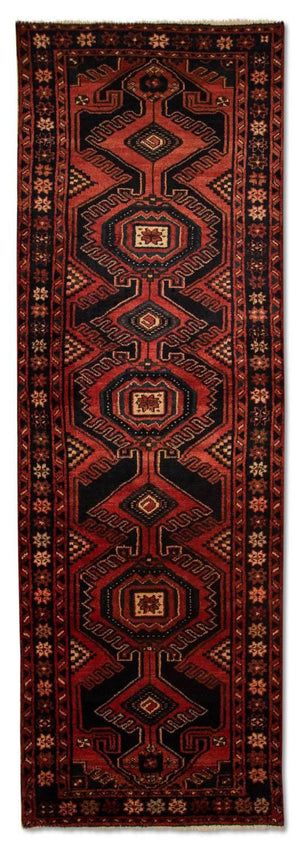 Løber Persisk tæppe - Nomadisk - 295 x 95 cm - rød