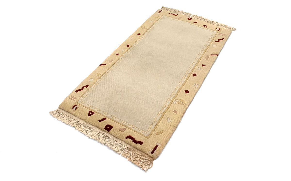 Nepal Tæppe - 140 x 70 cm - beige