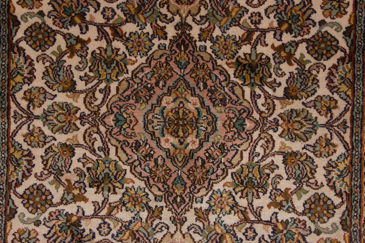 Løber Silketæppe - Kashmir Silk - 301 x 79 cm - flerfarvet