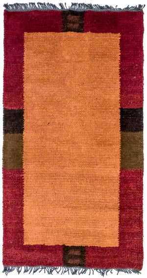 Nepal Tæppe - 140 x 70 cm - orange