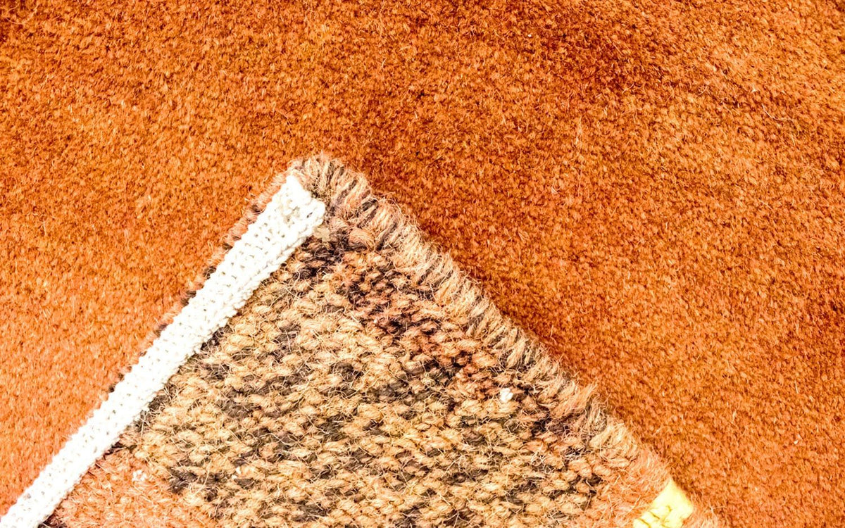 Nepal Tæppe - 157 x 90 cm - terrakotta