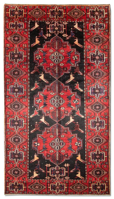 Hamadan Tæppe 153x302cm - Persisk tæppe - blå