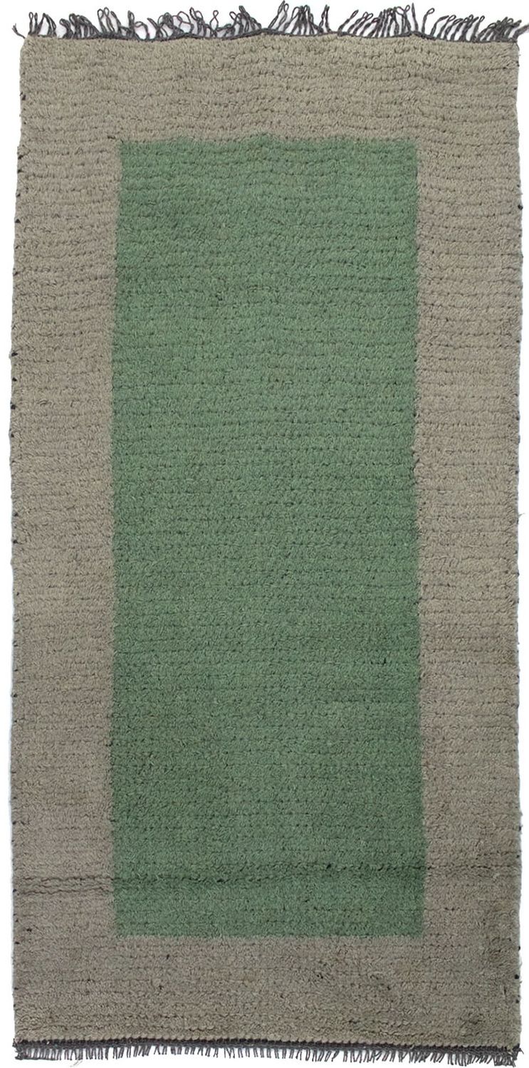 Nepal Tæppe - 140 x 70 cm - grøn