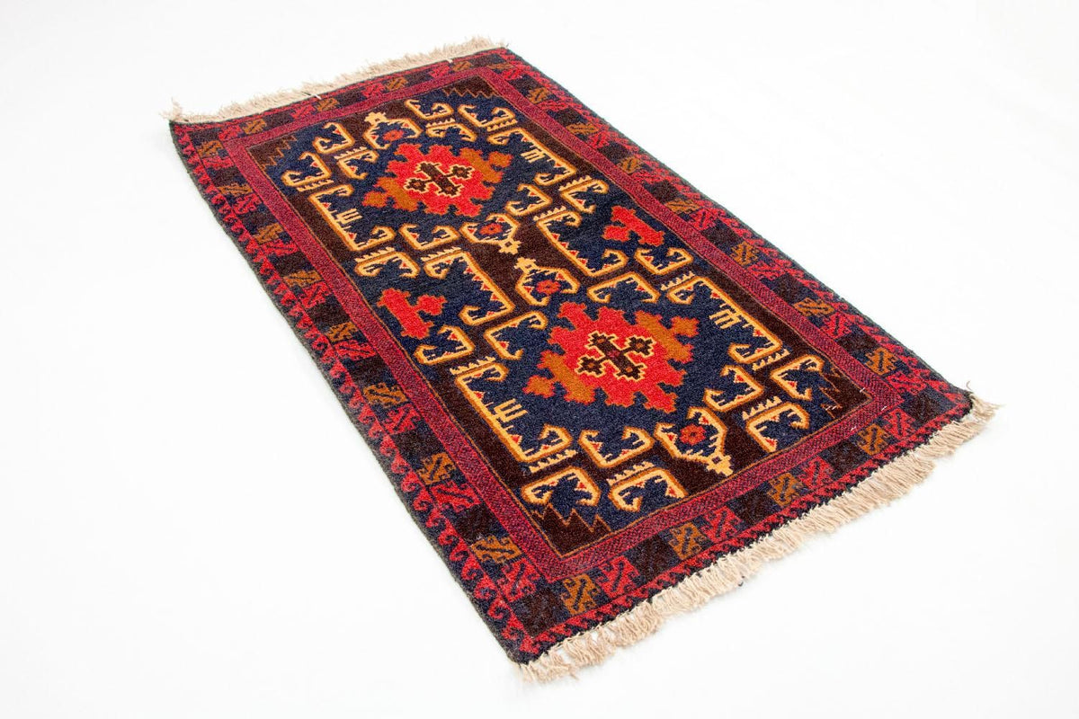 Baluch-tæppe - 142 x 85 cm - flerfarvet