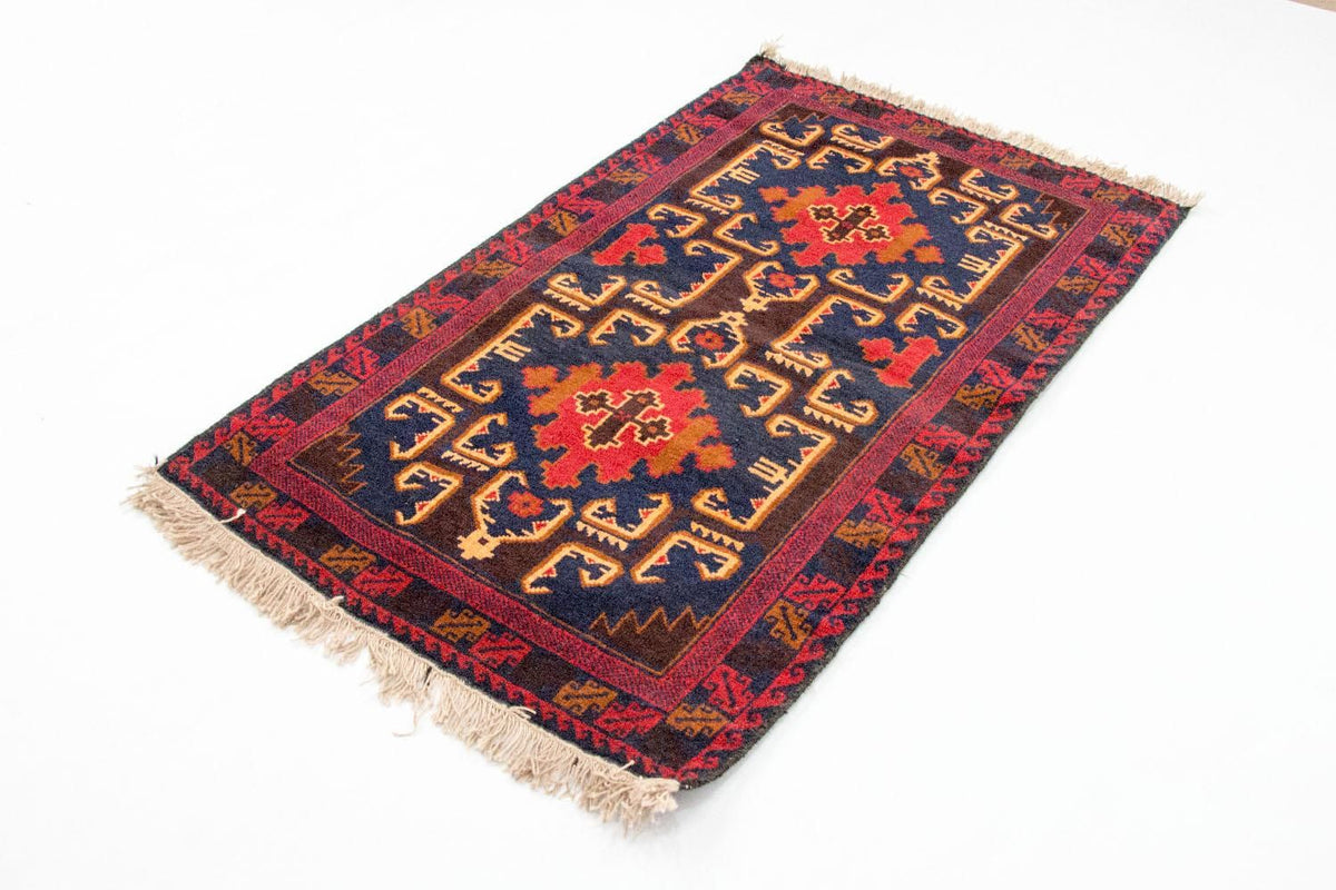 Baluch-tæppe - 142 x 85 cm - flerfarvet