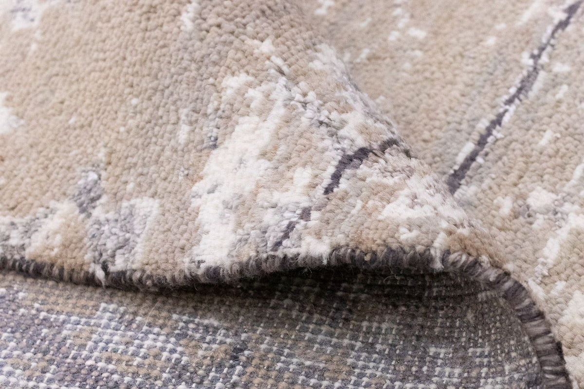 Designer tæppe - 236 x 169 cm - beige