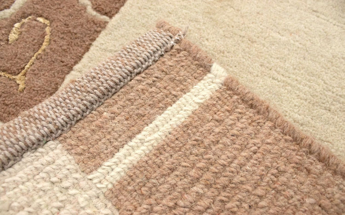 Nepal Tæppe - 140 x 70 cm - beige