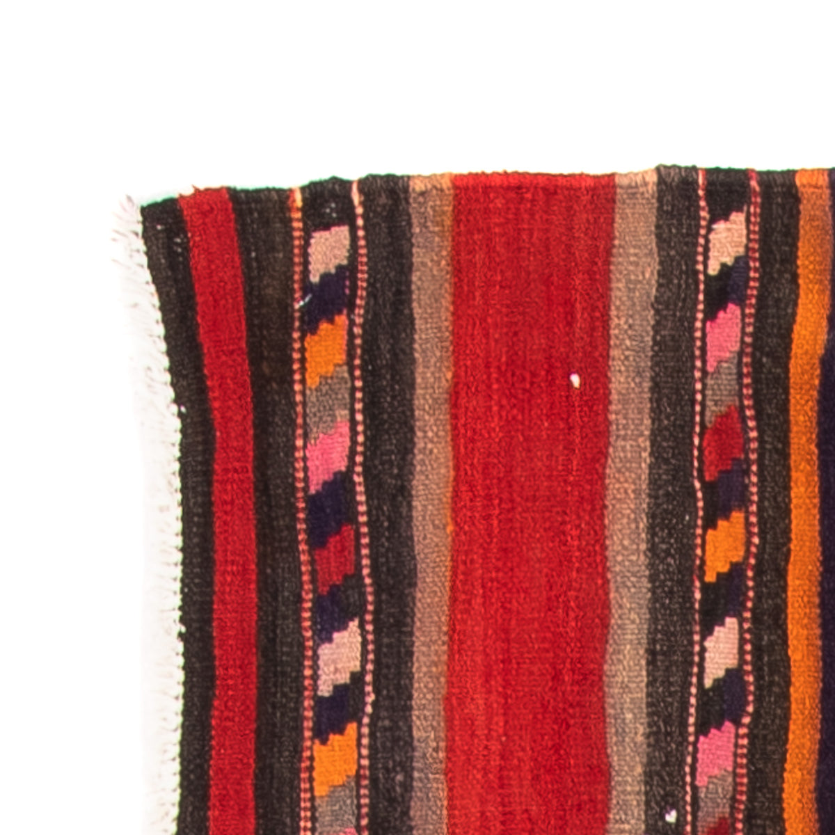 Løber Kelim-tæppe - gammelt - 210 x 75 cm - flerfarvet