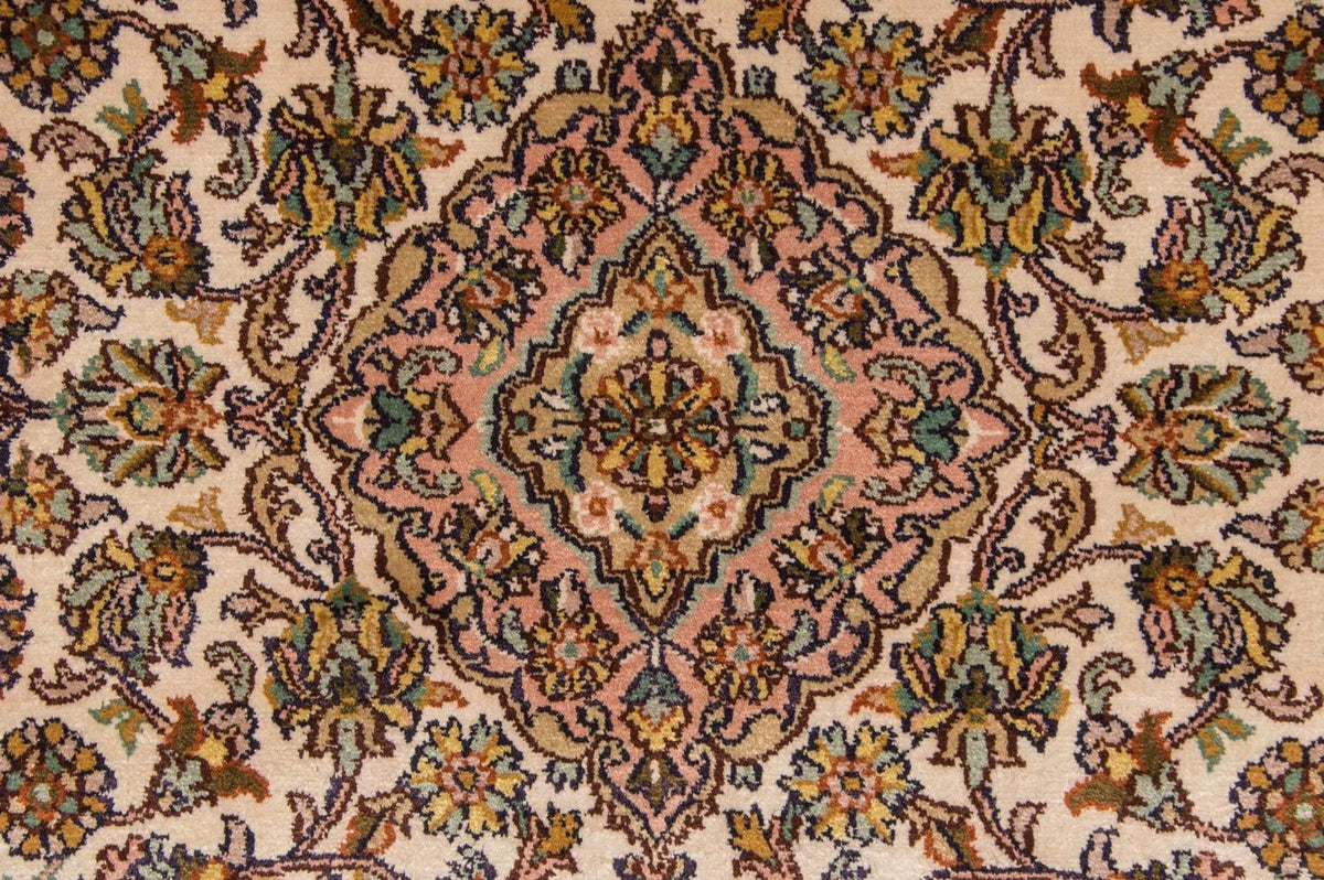 Løber Silketæppe - Kashmir Silk - 300 x 79 cm - beige