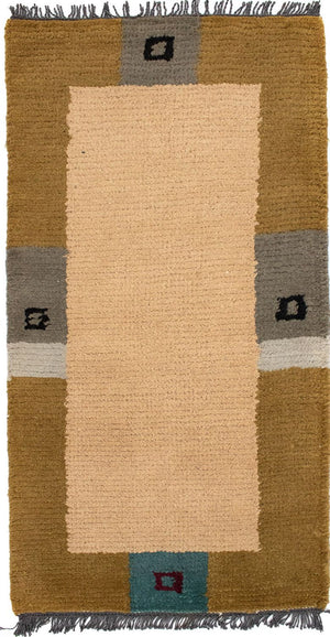 Nepal Tæppe - 140 x 70 cm - beige