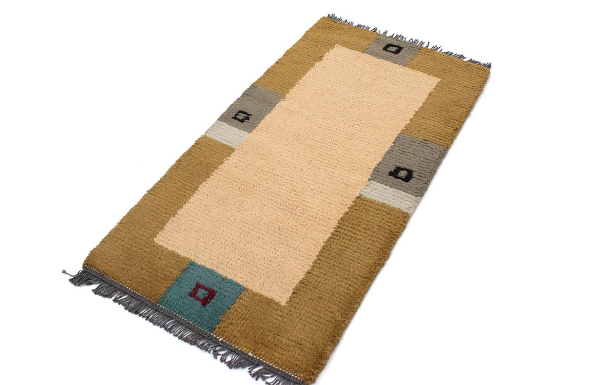 Nepal Tæppe - 140 x 70 cm - beige